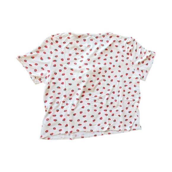 REVOLVE Strawberry Print Cozy PLUSH Thermal Pajama Set sz S NWT - Picture 12 of 15